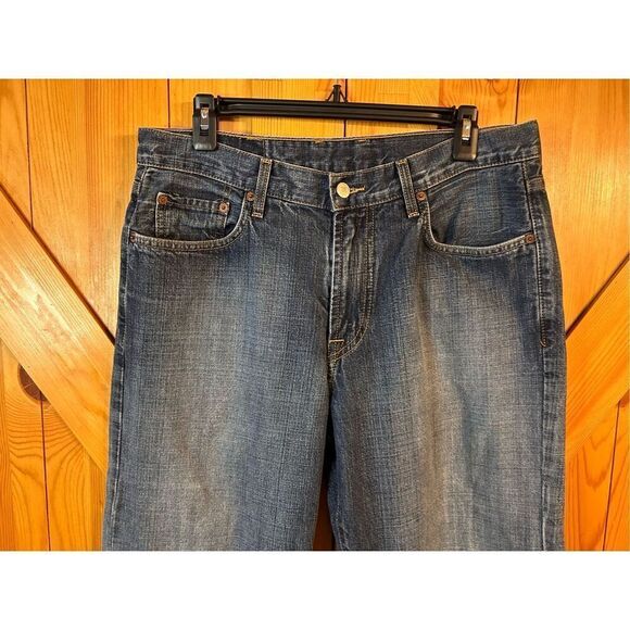 Lucky Brand Jeans 33 Cotton Denim Straight Leg Dungarees (4670) read - Picture 3 of 8